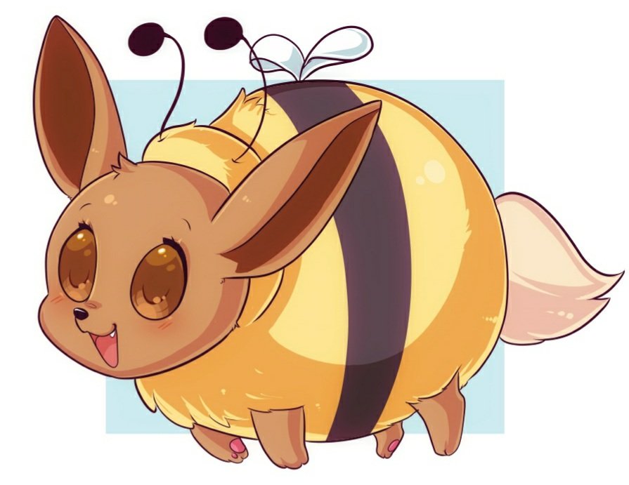 faeriebottle's tweet photo. A little #Beevee 🐝
This was a request for a friend
#eevee #pokemon #pokemonfanart https://t.co/BG41EggzT9