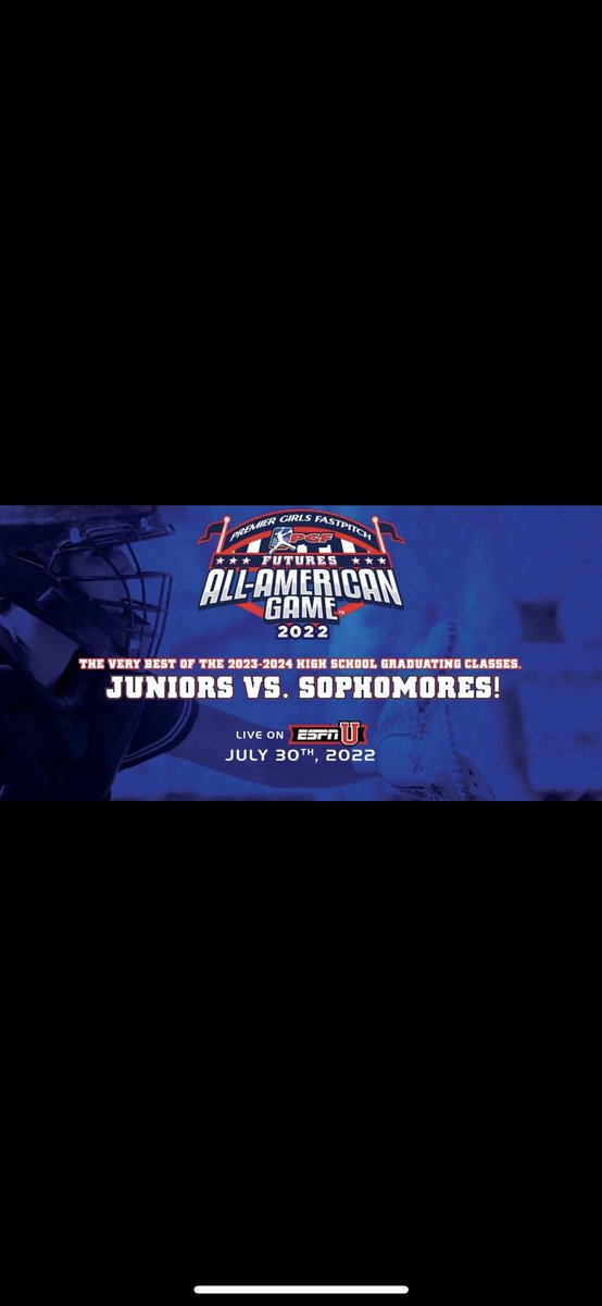 sophiastein2023's tweet photo. Thank you to PGF for the honor of being named to the 2023 Watch List for the Futures All-American Game for the second year in a row! @PGFnetwork @ExtraInningSB @kostasm329 @Los_Stuff https://t.co/tnKRIXz0tl