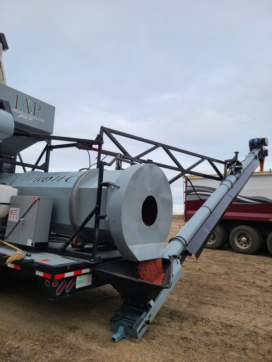 Applying Cruiser Vibrance Quattro on wheat today near Macrorie, SK. #Plant22 <a href="/syngentacanada/">Syngenta Canada</a>