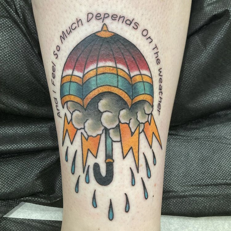 TheTriumphParty's tweet photo. Umbrella and lyrics by Dustin Barnes ☔️⚡️@tattoosmakeyoutough
@theoriginaltriumphtattoo

#theoriginaltriumphtattoo
We are open seven days a week 12pm-8pm! Appointments and inquiries contact us:360.755.1391.
Email: triumphtattoo6@gmail.com
https://t.co/TVDRqYTpu7 https://t.co/PFfIPa7kwv