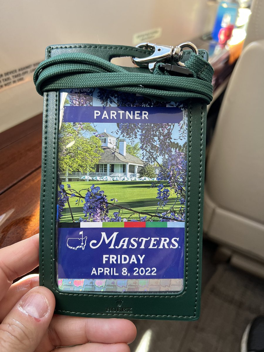 KevinRinker's tweet photo. Fun 24 hours @TheMasters! #OffToAustin https://t.co/FsRDy0rKk1