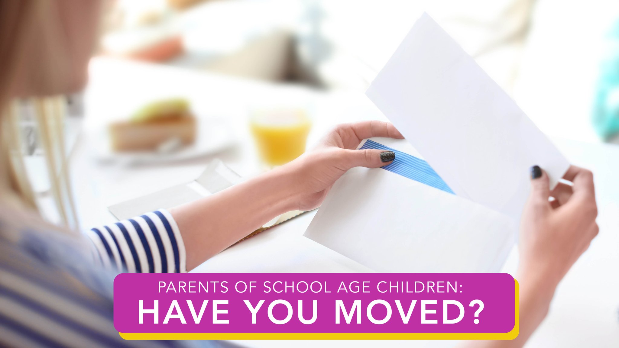 MDHS on Twitter "Make sure your child's correct mailing address is on