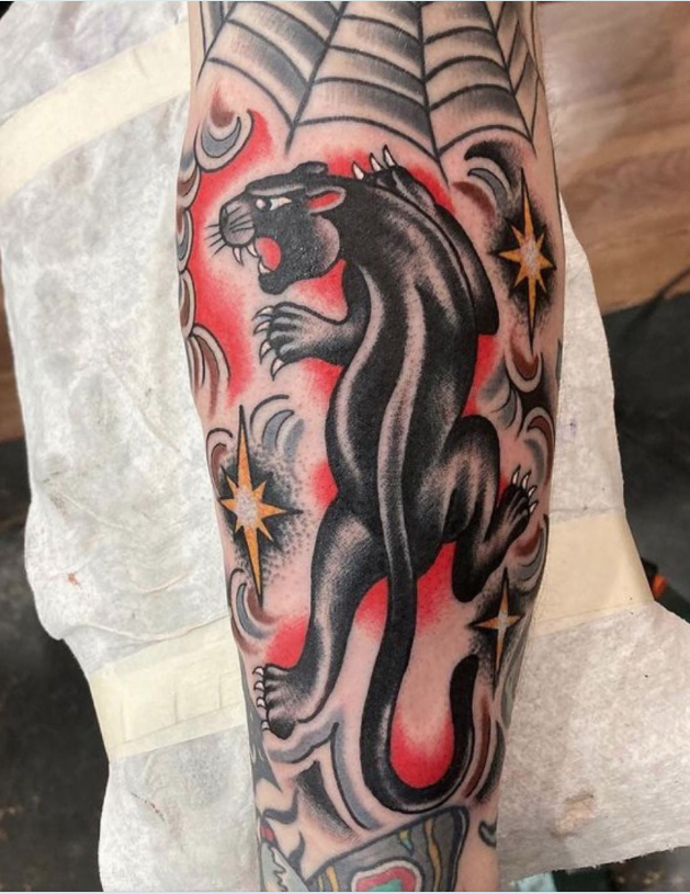 TheTriumphParty's tweet photo. Can’t go wrong keeping it traditional! Panther by George Patton @george_meachum #theoriginaltriumphtattoo
We are open seven days a week 12pm-8pm!
Appointments and inquiries contact us:360.755.1391.
Email: triumphtattoo6@gmail.com
https://t.co/TVDRqYTpu7 https://t.co/CCEjp09dM8