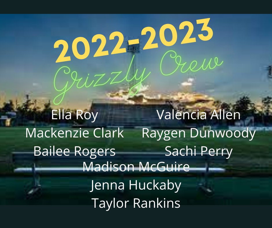 Your 2022-2023 Grizzly Crew!