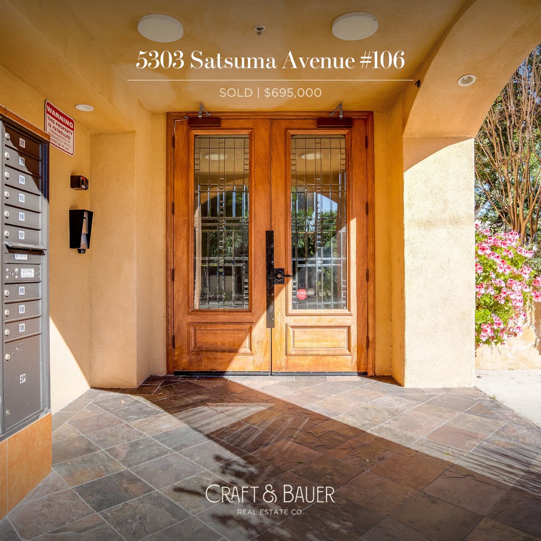 CraftAndBauer's tweet photo. Blocks from shops, restaurants, bars, and playhouses in @NoHoArts, and minutes from @UniversalPics, @warnerbros and @DisneyStudios, this charming Tuscan-style 2 bed/2.5 bath condo offers two levels of living space. Congrats to our buyers!🥂

🏡 #Sold by @anjkohlicat · $695k https://t.co/hz9Z14M5c7