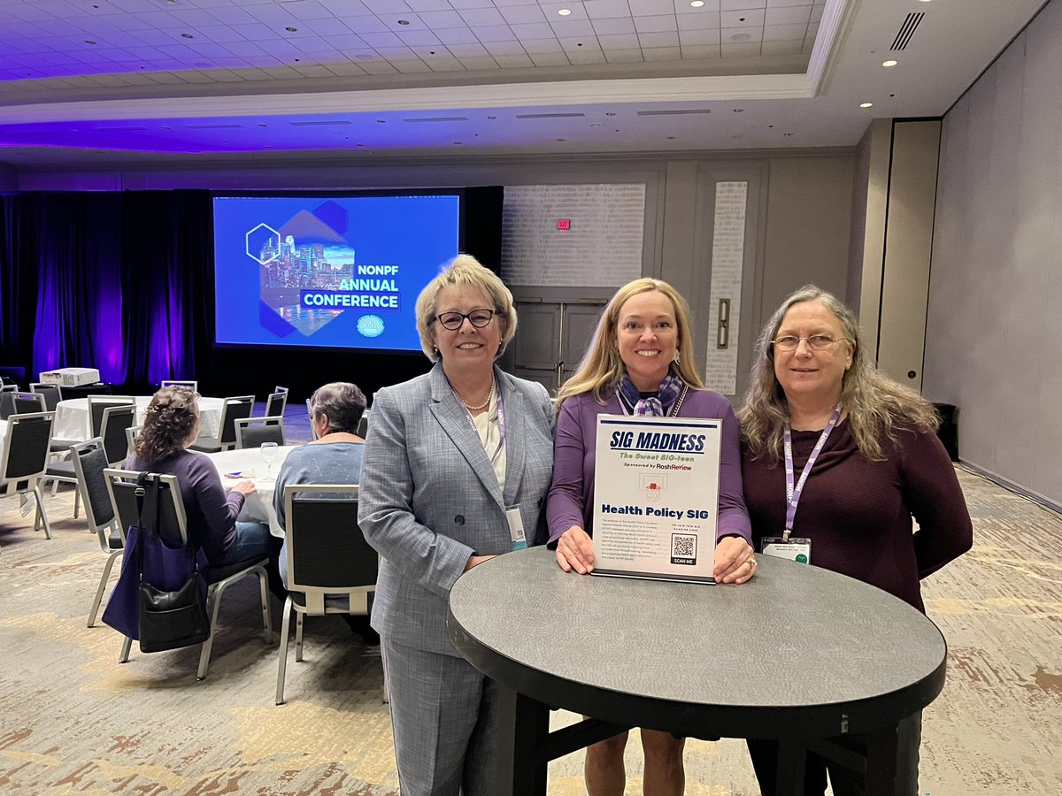 Brooks_Vicki's tweet photo. Welcome our new incoming cochair @janicemillerDNP and thank you @Leonied4nps for chairing 2020-2021 #NONPF @AANP_NEWS https://t.co/oVTLCLd4mj