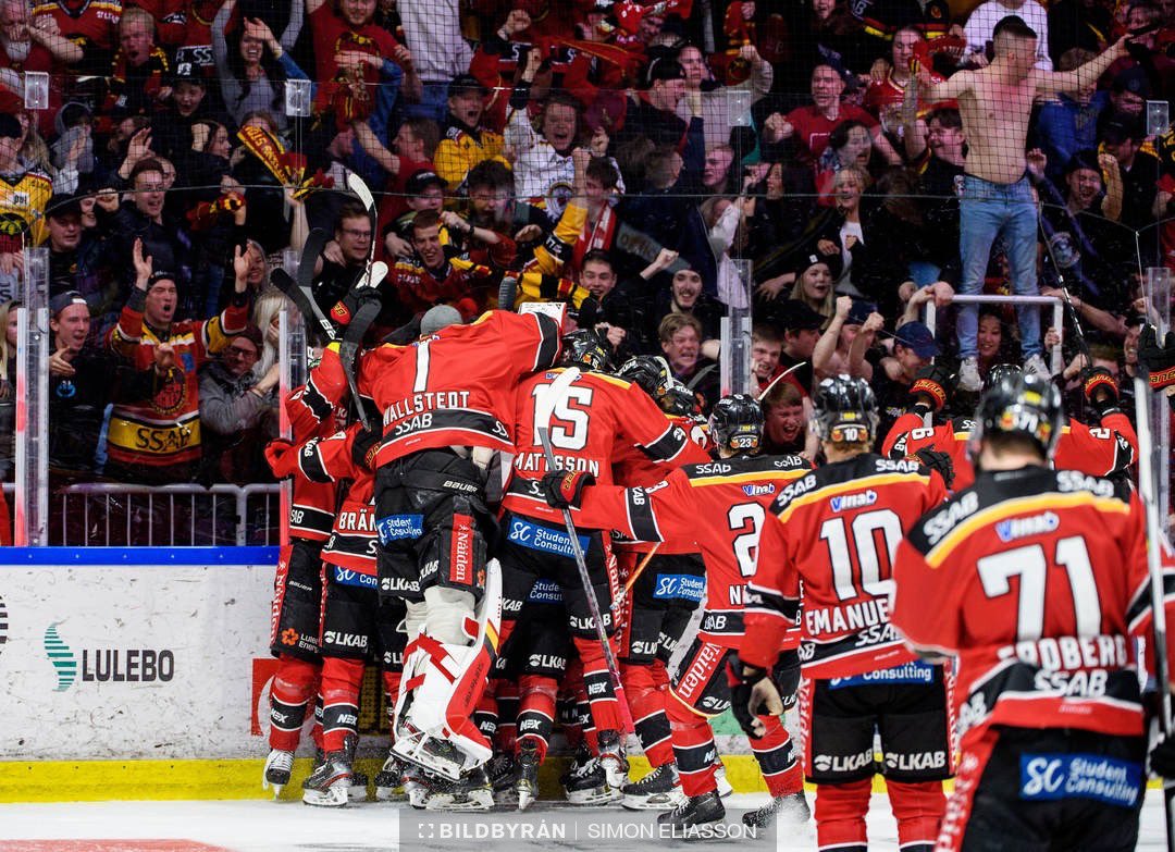 Magisk stämning i 5 perioder, ni bar oss fram ikväll <a href="/LuleaFans/">LuleåFans</a> 
➡️Semi ❤️🖤💛