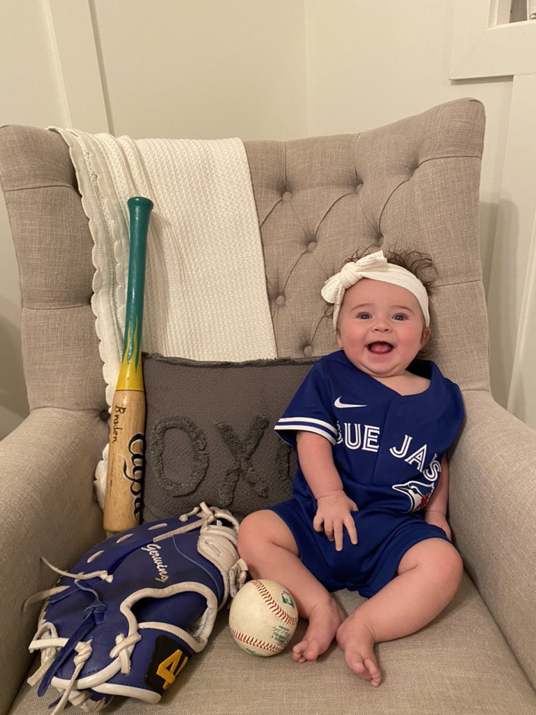 bgerwing09's tweet photo. Henley waited 5 months for #OpeningDay
She says it’s #LetsGoBlueJays year. 🏆 https://t.co/atR0hEoRD1