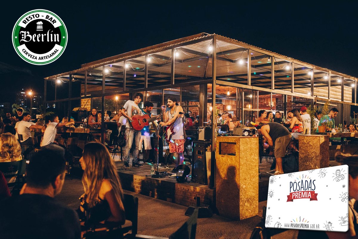 PosadasPremia's tweet photo. Con tu tarjeta #PosadasPremia en Beerlin Resto Bar tenés 20% de descuento en la carta de comidas por pago efectivo de lunes a jueves. Te esperamos en Bahía Brete, Av. Costanera. Seguinos en https://t.co/sYI7wvTMlb https://t.co/kZW0REGbUr