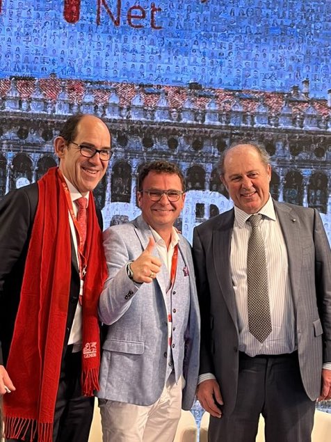 JeanGranier's tweet photo. Belle cérémonie d’ouverture du siège THSN en compagnie d’@AssurancesDavid et de Philippe Donnet au cœur des Procuratie Vecchie ! https://t.co/VqxzWny27r