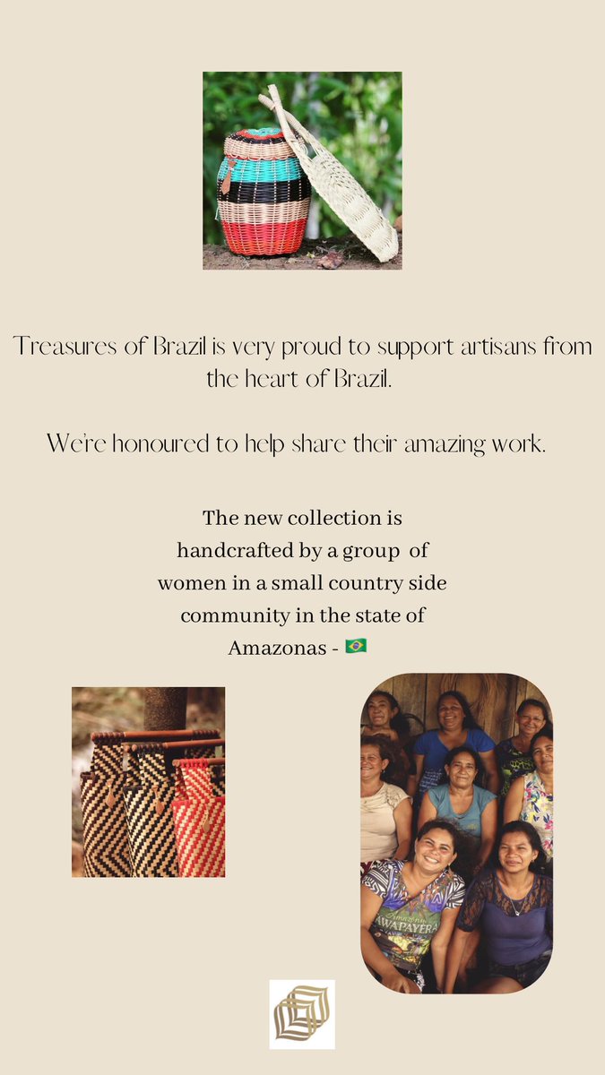 TreasuresofB's tweet photo. Supporting Brazilian Artisans from the heart of the Amazon Rainforest #brazilian #artisan #amazonrainforest #uksmallbiz #veganbags #veganfashion https://t.co/Qx2ydwG49I