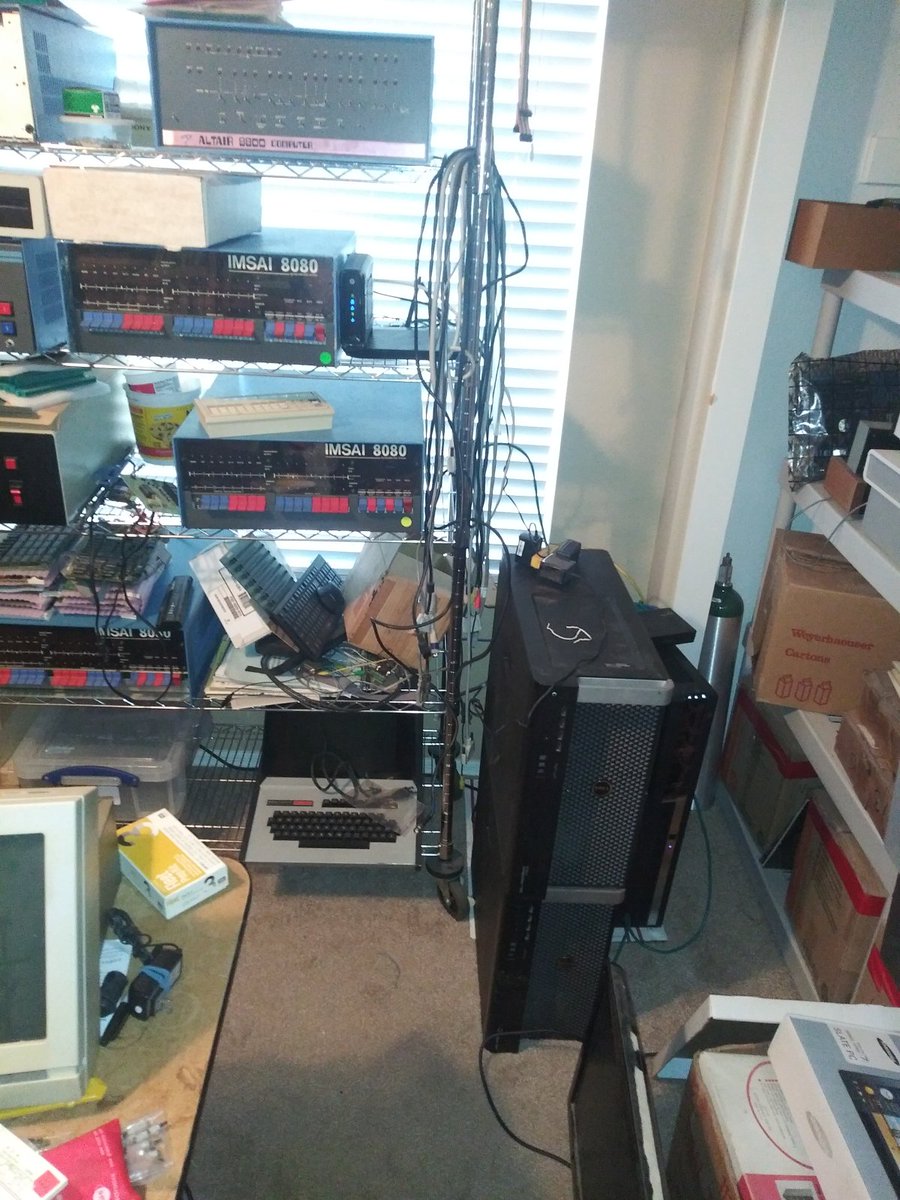 jhalbrecht's tweet photo. We have a green board
All systems go
 
I even retained DHCP lease from Cox
 
I'll be clearing shelves on this rack and moving my #Proxmox and #Truenas scale servers off the floor and neatening up.
 
Then a Motorola MB8611 DOCSIS 3.1 2.5 Gbps and virtualized #PFSense
 
#HomeLab https://t.co/aaSsPeuM5d