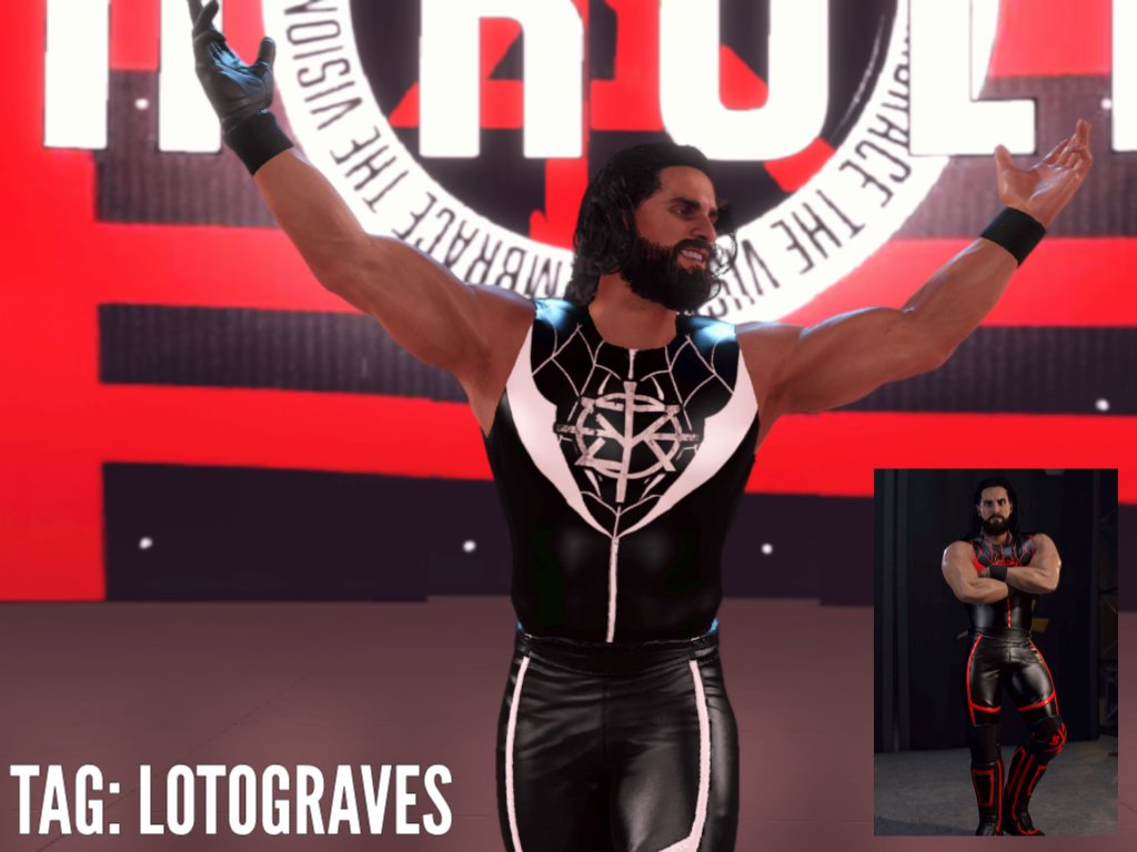 TheGravesAlex's tweet photo. Seth FREAKIN Rollins (@WWERollins) with a Agent Venom and Myles Morales inspired attire. available now in @WWEgames #WWE2K22 #SethFreakinRollins #SethRollins #Marvel https://t.co/qzMTAkXNRO