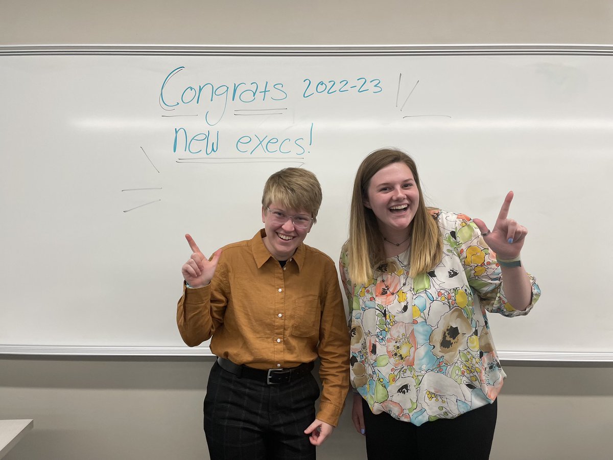 Congratulations to our newly elected 2022-2023 President Darian and Vice President C.Berry! We are going to be having more sections next Wednesday, make sure to attend to vote.