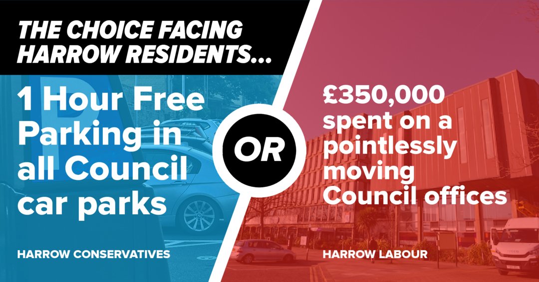 North_Harrow's tweet photo. Harrow Conservatives have pledged 1-hour free parking across #Harrow. Sadly #Labour have opposed this on several occasions.
Only a vote for @HAConservatives will deliver free parking &amp; help residents to  support local businesses.
#BackBaxter🗳#VoteMote #NorthHarrow https://t.co/LqNyBWe2oe