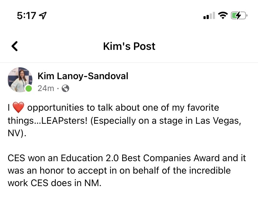 CES LEAP tweet media