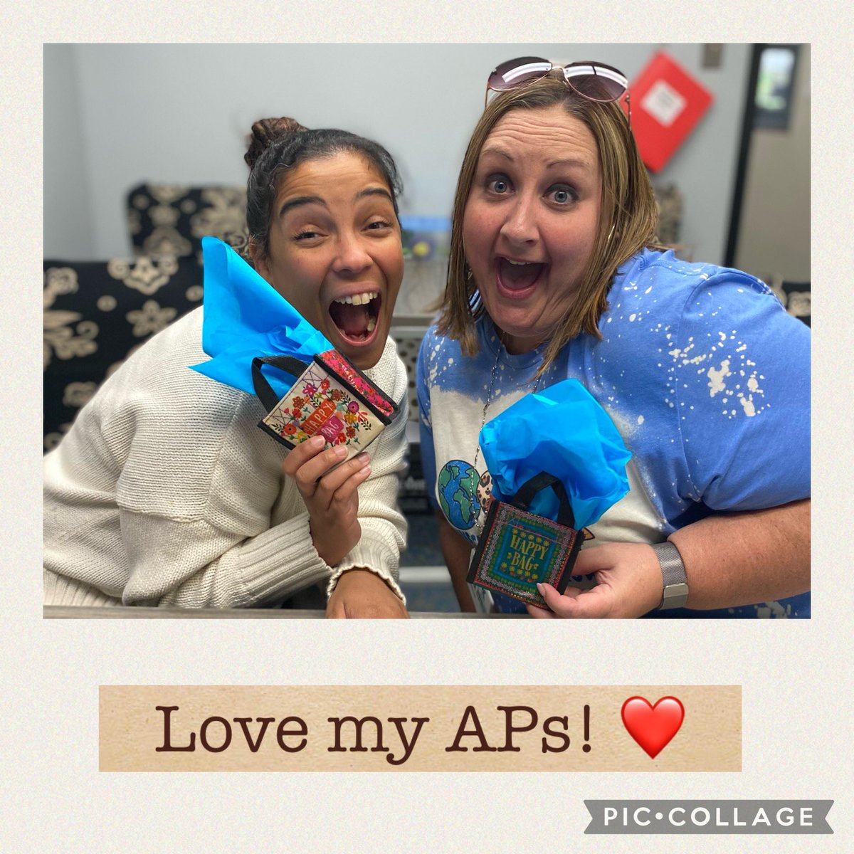 ajohnsonkisd's tweet photo. #NationalAssistantPrincipalsWeek is ending and I just have to say how much of an asset these two @BenferKISD ladies are to me. ❤️ They show up, they do the work (no matter how challenging), they have my back, and… we have fun. 😆 Enough said! 🧡🐾💙 https://t.co/drM4u2HADE
