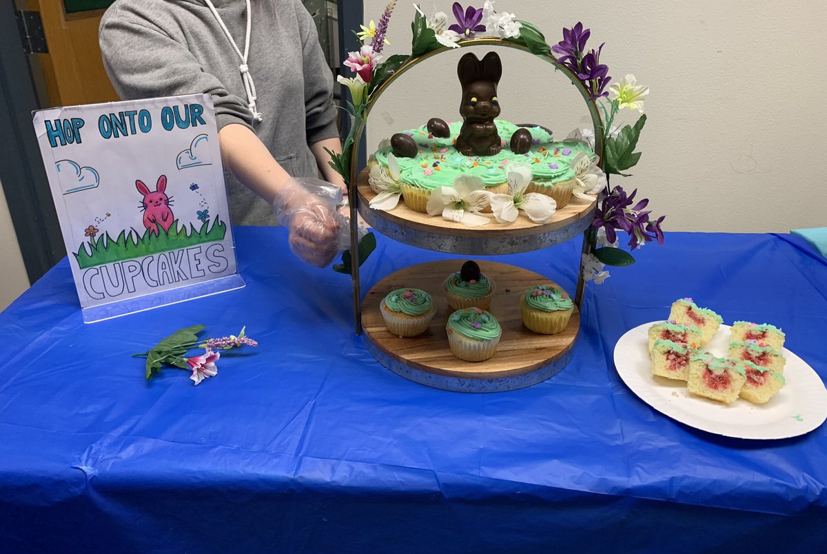 CentennialCuli1's tweet photo. 5th Period Cupcake Wars today!! Very creative cupcake displays this semester! #CoyotePride https://t.co/2WHQ5Q41jR