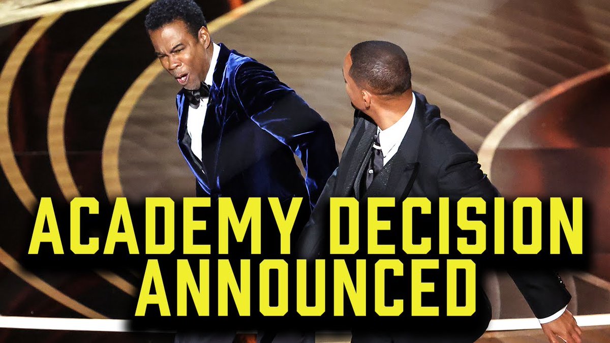 IncredibleMrNat's tweet photo. WILL SMITH IS BANNED FROM THE OSCARS FOR A DECADE

The rumors were true. The report just came out. We are breaking it down live on the Channel: https://t.co/gk3APrYfs5 https://t.co/orPjOQE41i
