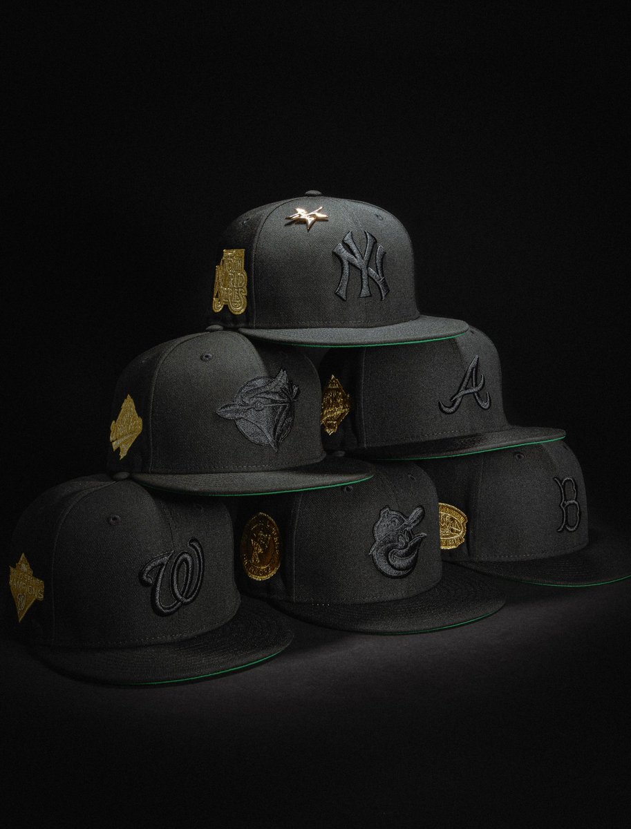 HatClub's tweet photo. Gold on your hat>gold on your wrist. Just our opinion. 👑
.
-13 new styles, 22 total styles coming your way tomorrow. 
-Link https://t.co/3Rq97eMl5W https://t.co/U7E4aNJGtf
