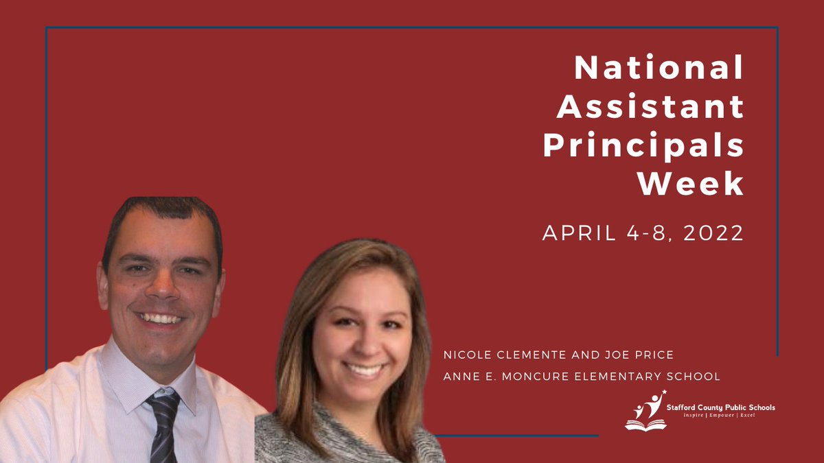 SCPSchools's tweet image. Thank you, Ms. Clemente and Mr. Price! @AnneEMoncureES #MESBears #SCPSStrong #NationalAssistantPrincipalsWeek
