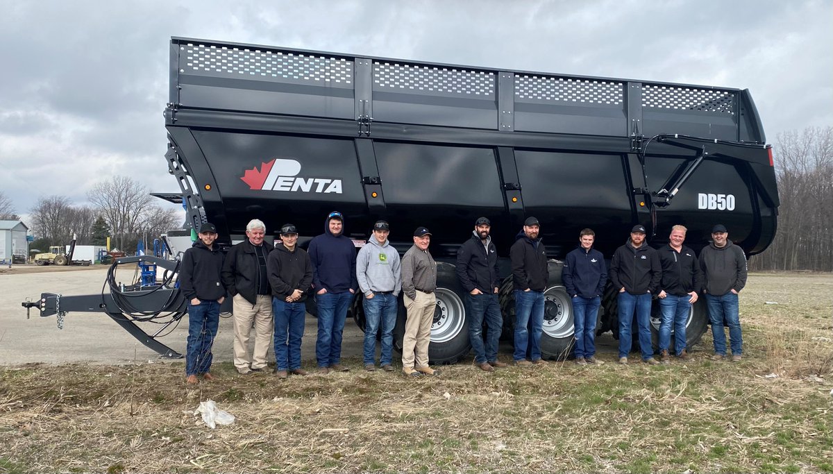 PentaFarmEquip's tweet image. It was great to host Wicketthorn Farms and Kaden from @DeltaPowerEquip today as they checked out their new equipment!

#Penta #DumpBox #PentaProud