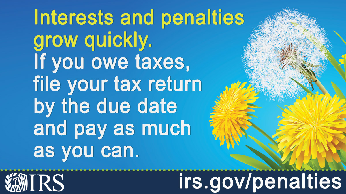 IRSnews on Twitter "Even if you owe tax and can't pay in full, it's