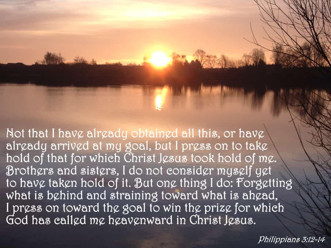 Pressing on towards the mark of the high calling