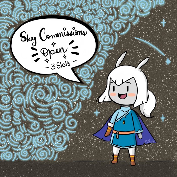 msoffia's tweet photo. Sky commissions open! 3 Slots. More info drawingsbysoffia@gmail.com 

#thatskygame #sky星を紡ぐ子どもたち #commissions https://t.co/K9HsOzVzlt