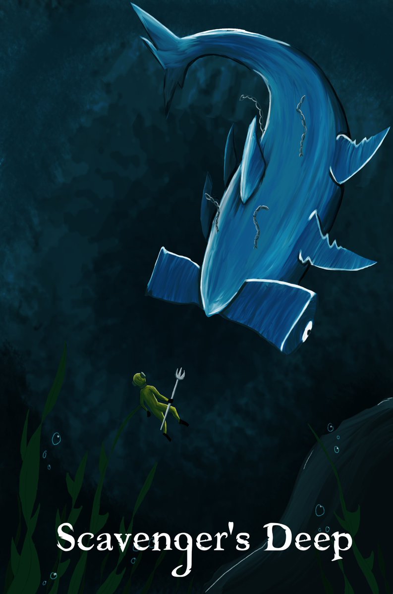 BW_Games_'s tweet image. Scavenger&apos;s Deep poster. 😱😱😱😱
#GameDev #IndieDev #StudentDev #ScavengersDeep #Art #ConceptArt #GamePoster #Unity #UnityDev #Unity3D #madewithunity