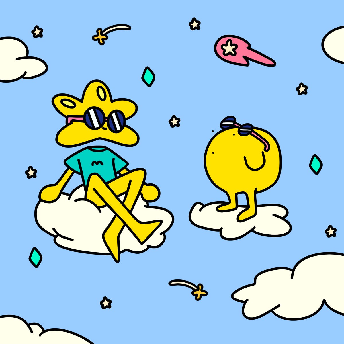 the mem’s trip back to earth has been memorable 💭

the search for friends now finds the mems alongside the <a href="/StarcatchersNFT/">Starcatchers</a> 

raffle begins now 💫

premint.xyz/mems/starcatch…