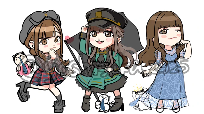 鈴木愛奈さん2ndライブツアーグッズのお衣装達✨✨✨ 