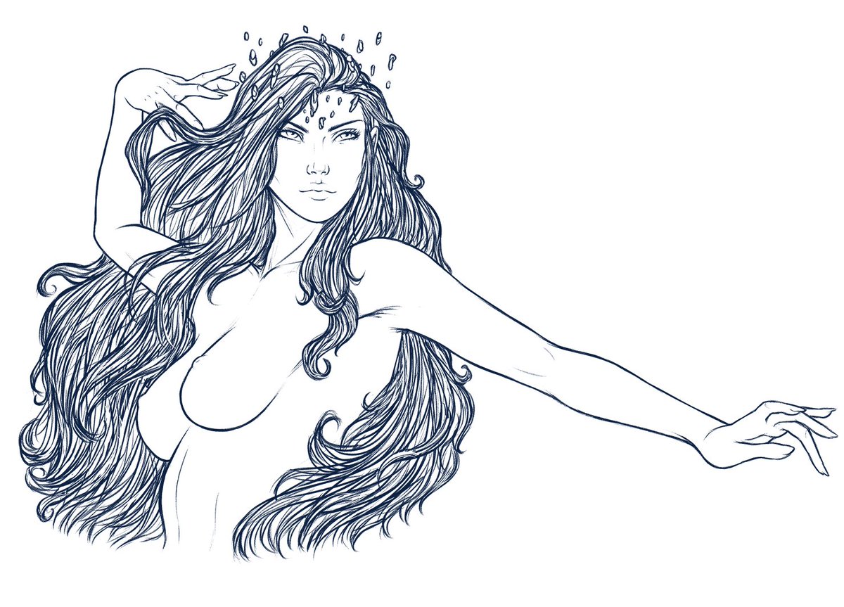 Xithrai's tweet photo. One of my characters, Zipporah, accidentally did something stupid and died and got resurrected as a different being and it's really a complicated situation, but she has ice powers and super intelligence now, and she became a fey, so it's been a treat #ttrpg #cthulhutech #oc https://t.co/yBG7KGPyPL