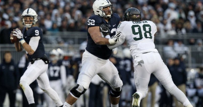 After a phone call with <a href="/CoachDScott1/">Coach Scott</a> I’m excited to announce I have received my first D1 offer from Penn State University!!!#WeAre
<a href="/PennStateFball/">Penn State Football</a>
<a href="/CoachTrautFB/">Phil Trautwein</a>
<a href="/coachjfranklin/">James Franklin</a>
<a href="/Coach_Yurcich/">Michael Yurcich</a>
<a href="/CoachStubbs/">Taylor Stubblefield</a>
@AndyFrankPSU
@RivalsRichie
<a href="/JeremyO_Johnson/">Jeremy Johnson</a>
<a href="/Price13Steve/">Steve Price</a>
<a href="/PVSHARKSsports/">Ponte Vedra Athletics 🦈</a>