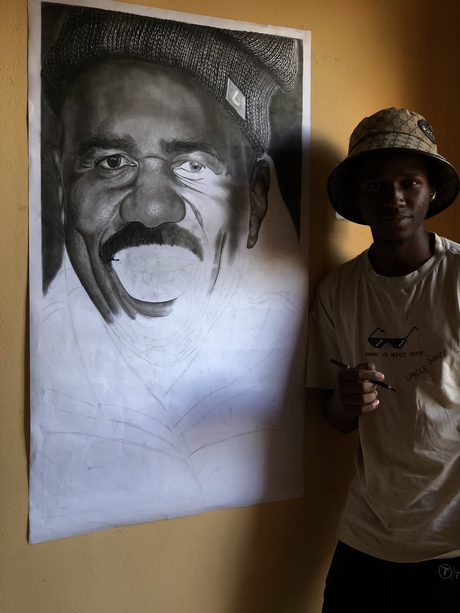 UncleDonze's tweet photo. From a small country in the Southern Africa (Lesotho 🇱🇸)
This is the artwork Im working on currently of @SteveHarveyFM @IAmSteveHarvey 
PLEASE RETWEET https://t.co/xj5SilsqBV