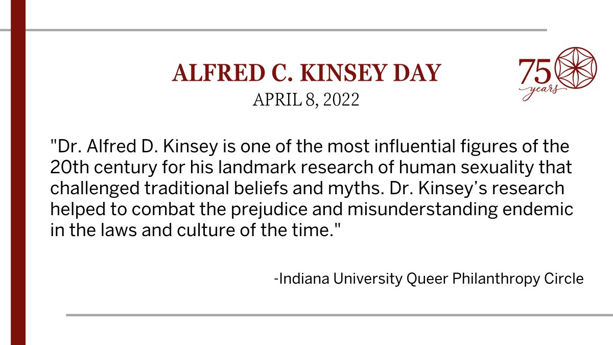 kinseyinstitute's tweet photo. Thank you to the IU Queer Philanthropy Circle for sharing more about the impact of Dr. Kinsey’s research! There’s still time to join today’s celebration of #ACKDay! @IUBloomington @IUAA 

Learn more at https://t.co/EbbF4dZAPK 

#SupportKinsey https://t.co/w6mNY9KDkr