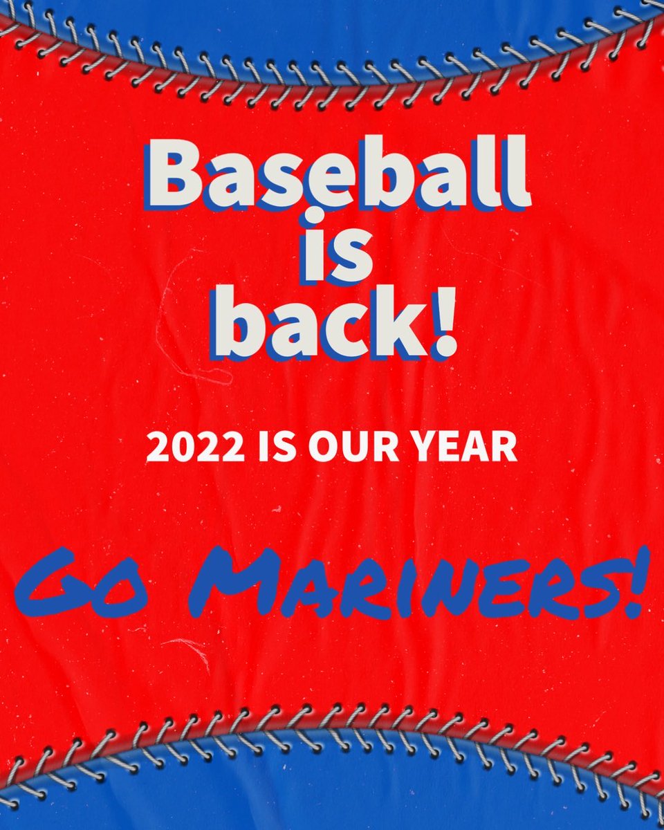 fembotspice's tweet photo. Opening day for my Mariners! Great chance to play around with some Creative Cloud Express  #ExpressYourFandom #AdobeLife https://t.co/CMQ16wPI5O