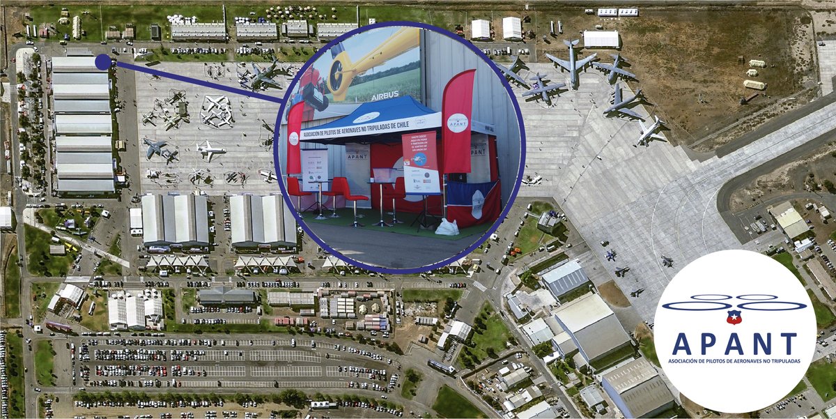apantchile's tweet photo. Ven a FIDAE y visita nuestro stand ubicado al costado del Hall G,
"TE ESPERAMOS"
#FIDAE2022 #apantchile #droneschile #DGAC #nuevapudahuel https://t.co/M3UWIFmbi0