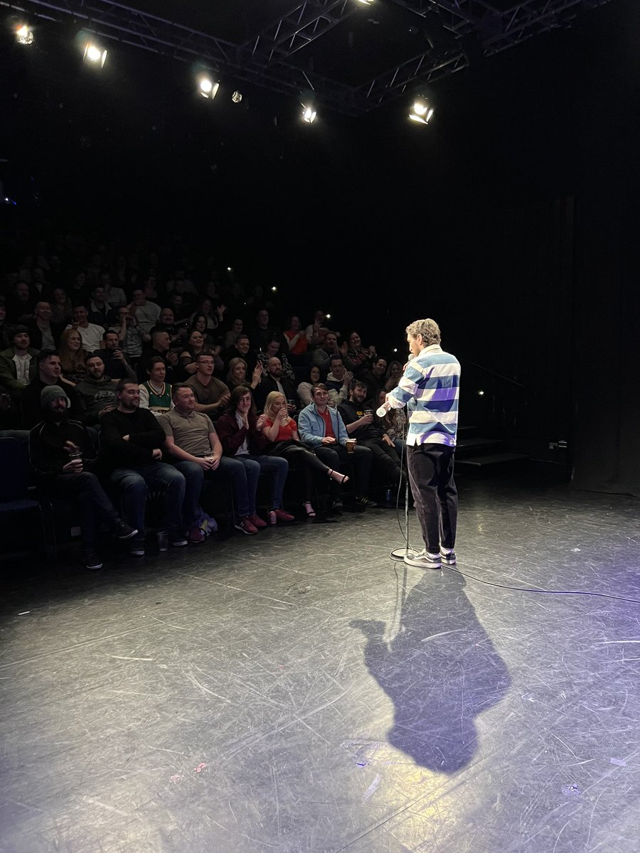 Here’s <a href="/deancoughlin_/">Dean Coughlin</a> doing much too good of a job opening up for me in Hull tonight. He’s very good, the lad.