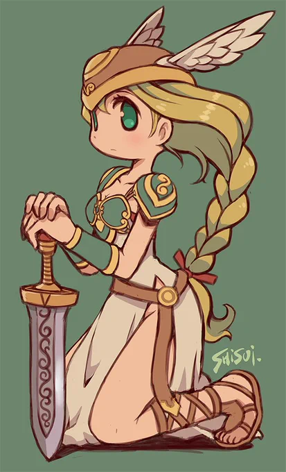 今日のらくがき～。アケアカにワルキューが来るらしいので。 