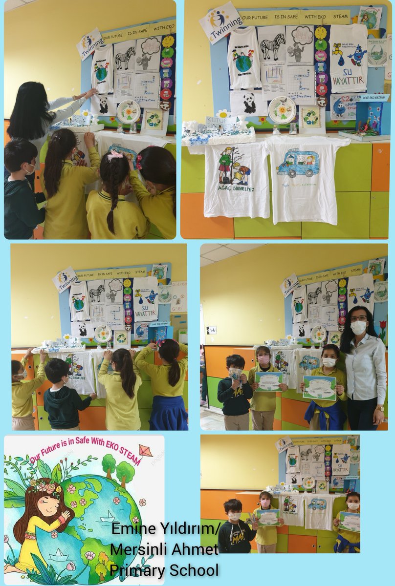 MersinliAhmett's tweet photo. 2-C Sınıfımız, Our Future Is In Safe With Eko Steam projesi kapsamında hazırladıkları okul panosu.
@tcmeb
@AdemKoca46
@kutlutekinbas
@necmidinc 
@Yusufbltcgl1
@tretwinning
@eTwinningMersin @eTwinningDestek 
@eTwinningEurope https://t.co/IvBajbFQT6