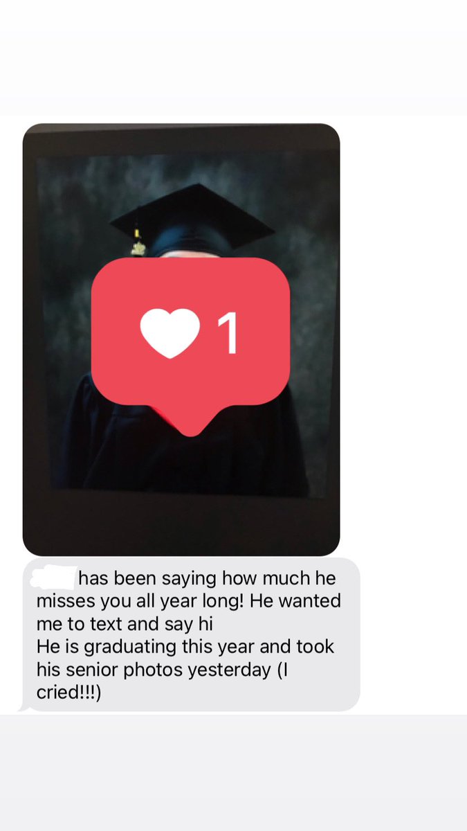 MsEmilyBSLP's tweet photo. Texts from previous students - completely made my day! So proud! 🥺♥️ https://t.co/xBBeIUBwMa