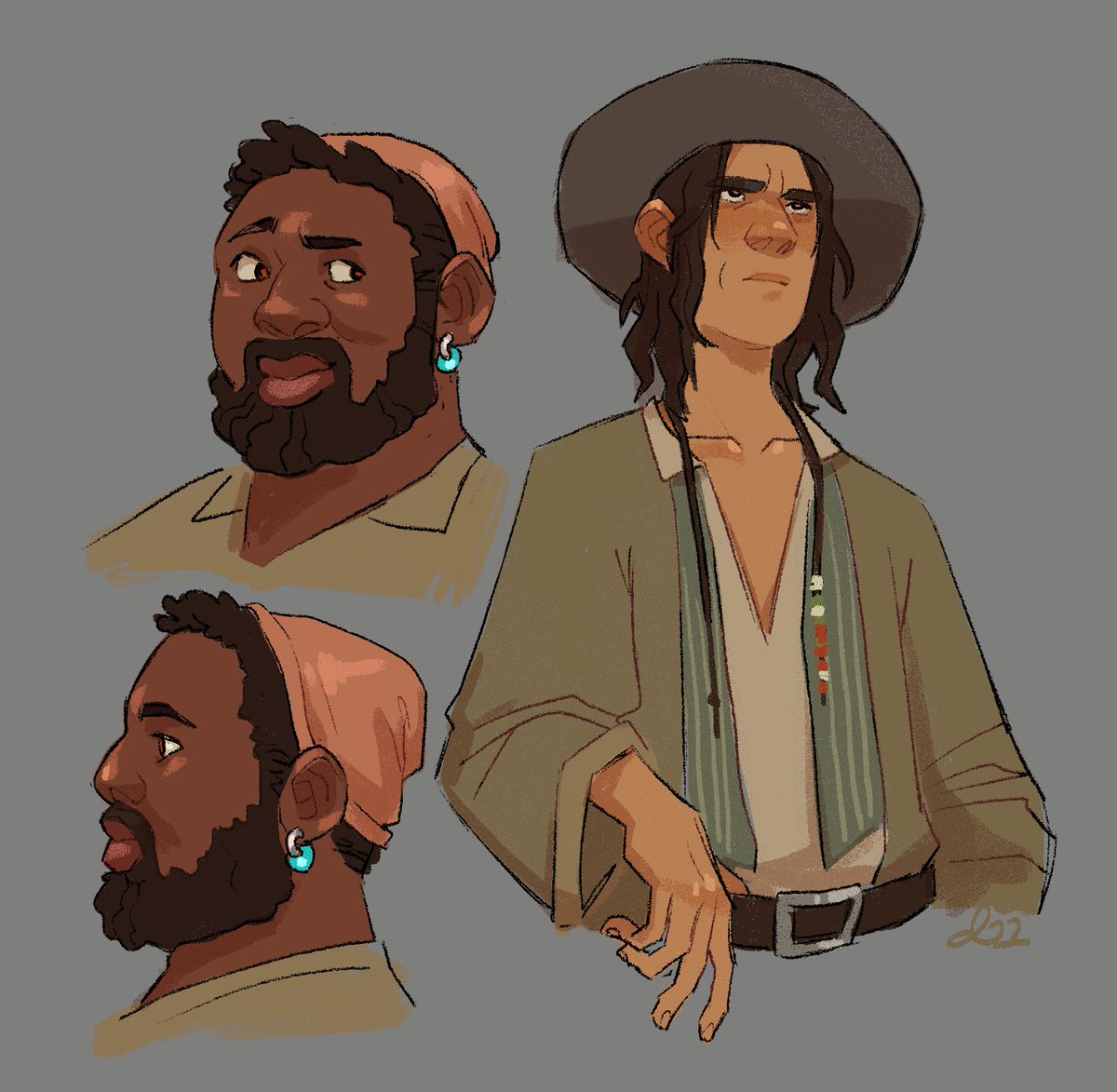 dreadelion's tweet photo. ladies and gentlefolk, may i present….. them #OurFlagMeansDeath #ourflagmeansdeathfanart https://t.co/feGhpLtUQs