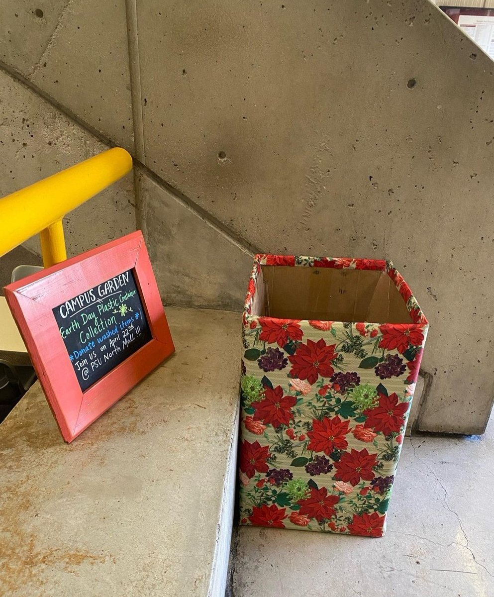 Hi Bears 
We are currently looking for milk, water, and large plastic containers. These containers will be used for container gardening. Please bring your containers to Karl Hall or Temple Hall. Collection bins are located near the entrance of Karl and by the pit in Temple.