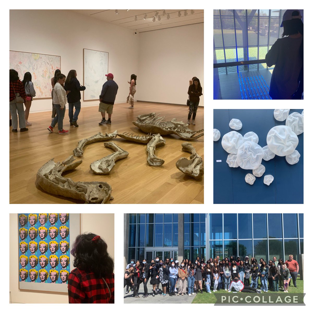 m_hauske's tweet photo. Soaking in all the amazing artwork at the Ft Worth Main Street Art Festival and the Ft Worth Modern #CHSArt @camerontiede @makemarks77 #APStudioArt https://t.co/Pc1XIt7zeu