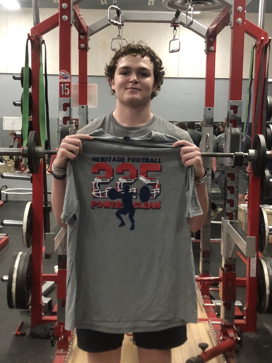 coachnolazy's tweet photo. Shout out to these 3 @Heritagefootbal studs. @CristianCazares @BlaneBrake and @rex_guthrie all earned their #225clean shirts yesterday. Huge gains over the last couple months and lots of focused work has paid off. #wontbackdown #pursueexcellence https://t.co/gF1RT7IHmb