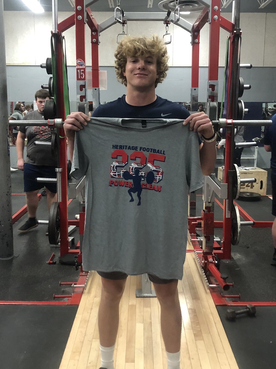 coachnolazy's tweet photo. Shout out to these 3 @Heritagefootbal studs. @CristianCazares @BlaneBrake and @rex_guthrie all earned their #225clean shirts yesterday. Huge gains over the last couple months and lots of focused work has paid off. #wontbackdown #pursueexcellence https://t.co/gF1RT7IHmb