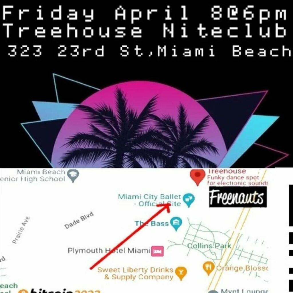 lolife_miamifam's tweet photo. ๐จVIDEO SHOOT 2NIGHT๐จ @ctraffik
โข
Everyone is invited to our video shoot tonight at 6pm at the TreeHouse Miami Nightclub in Miami Beach for the #BitCoin2022 After-party!
#Freenauts #WhichSideAreYouOn https://t.co/hihXhDHLej https://t.co/vJFenu61UM
