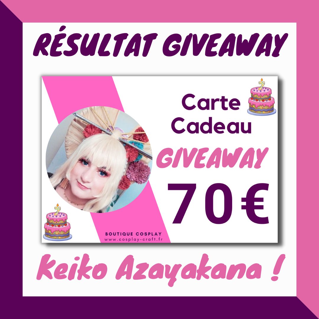 Résultat du giveaway : 

Bien joué <a href="/AzayakanaKeiko/">Keiko ¯⁠\⁠(⁠◉⁠‿⁠◉⁠)⁠/⁠¯</a> !

Contacte nous en DM pour récupérer ta carte cadeau 😉