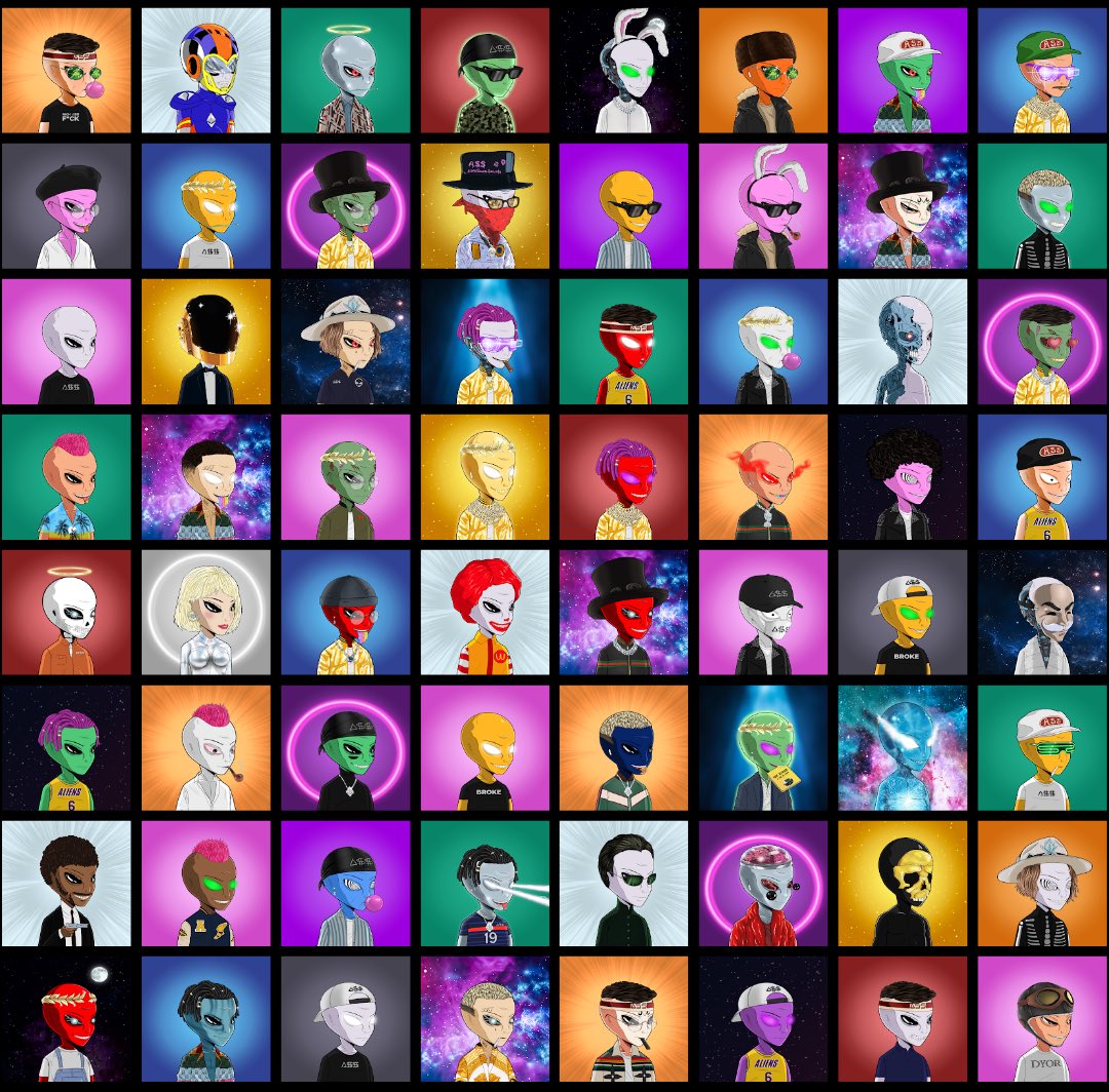 AlienSecretSoc's tweet photo. 👽 Check Out Our Amazing Aliens 👽

Can you spot your Alien in the collage or do you see an Alien you NEED? 👀

🛸 Find our Aliens for sale on:

🌊 @opensea - https://t.co/LzQxavbydM

💰@LooksRareNFT - https://t.co/CO4YyVh6z6

#WAGMI #AlienSecretSociety #NFT #ETH #NFTs #LFG #Web3 https://t.co/iMaxMbthxw